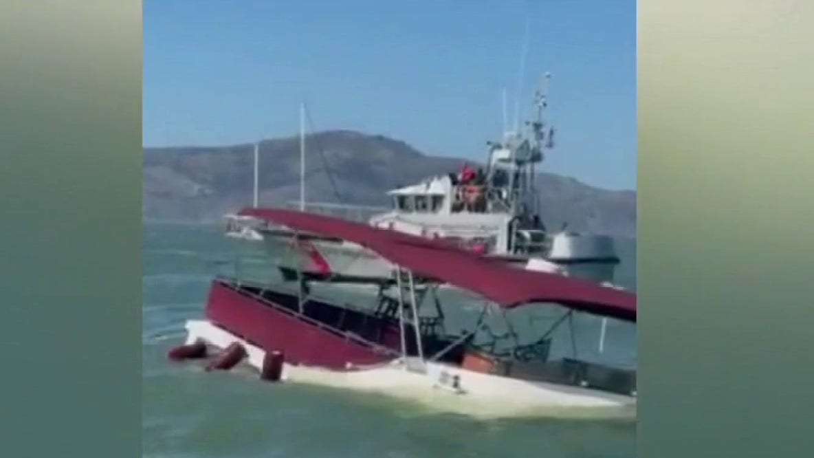 Video captures struggle to survive and chaotic rescue in SF Bay after vessel sinks near Alcatraz