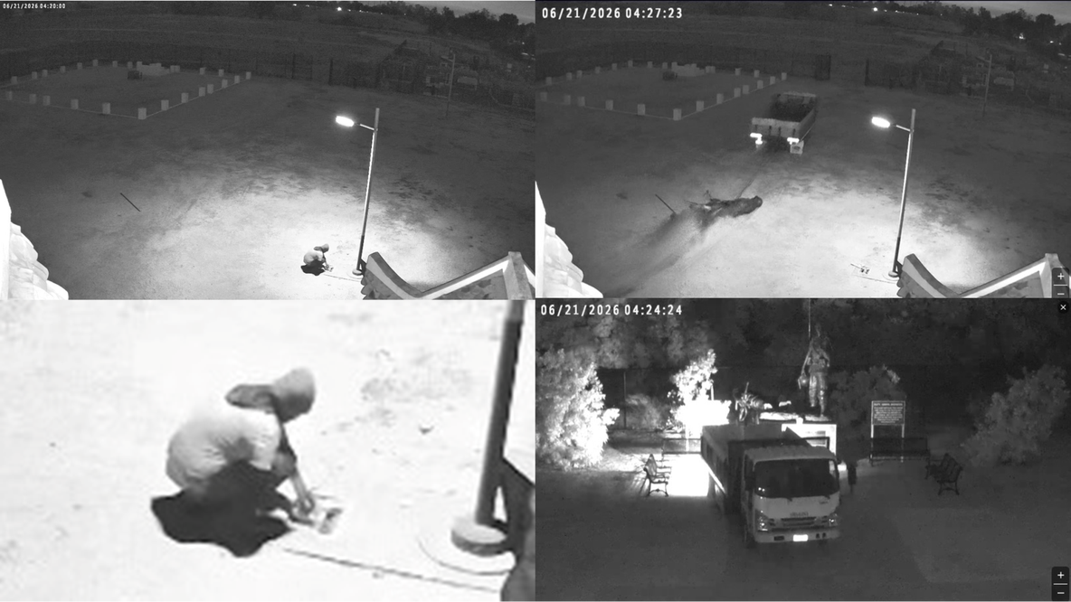 Surveillance video released in SJ Vietnamese Heritage Garden monument theft