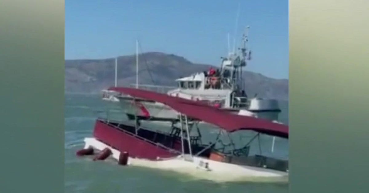 Video captures struggle to survive and chaotic rescue in SF Bay after vessel sinks near Alcatraz