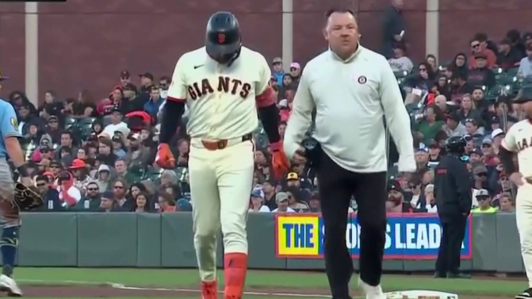 San Francisco Giants' Casey Schmitt injures left leg in win over Brewers