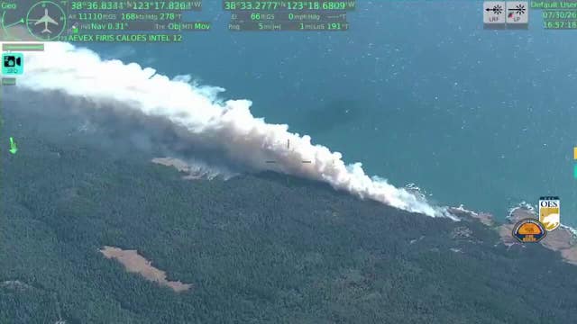 Woodside Fire burns along Sonoma coast, smoke pollutes air quality in the North Bay