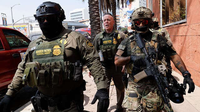 Newsom: Show of force by ICE agents 'targeted stunt'