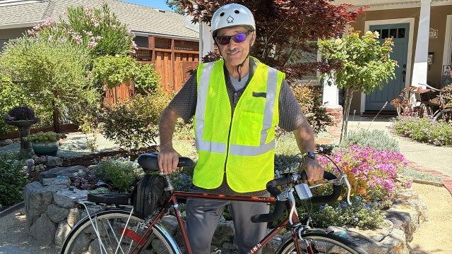 82-year-old Bay Area man on track to ride 50K miles on same bike he bought 50 years ago
