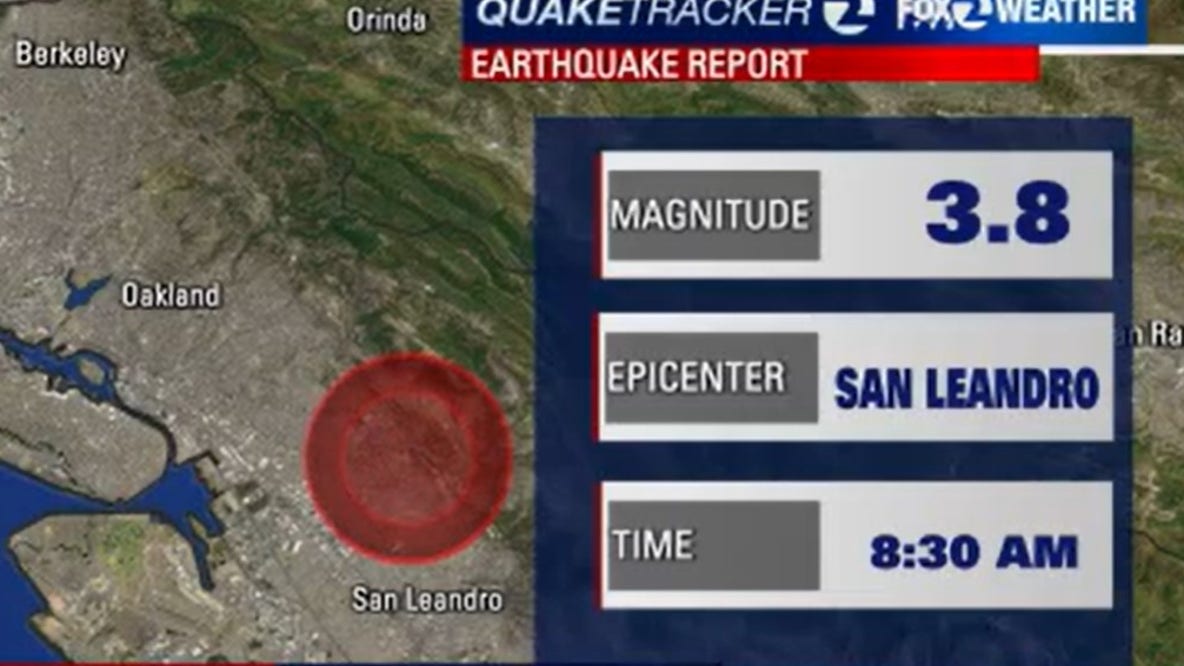San Leandro quake felt throughout Bay Area