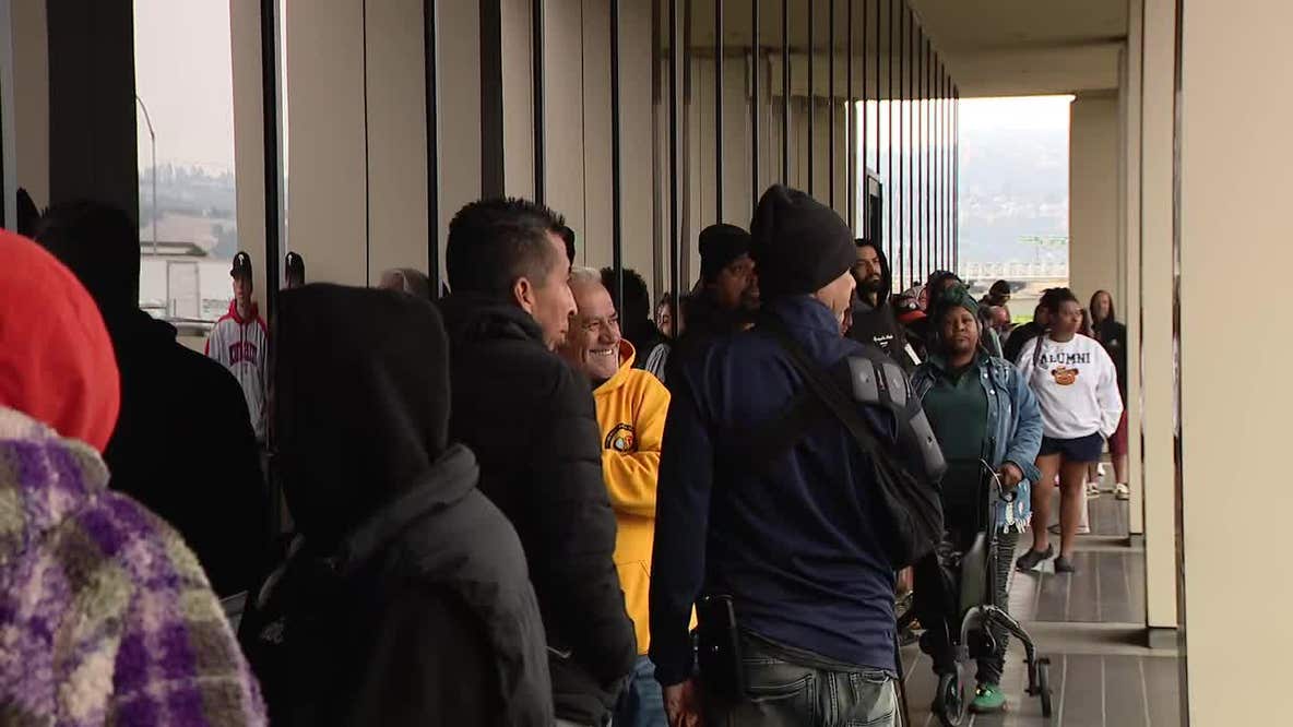 'We need our money': EDD applicants line up overnight at Oakland office as delays persist