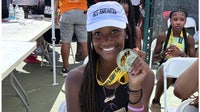14-year-old Bay Area track star returns from Junior Olympics with a gold