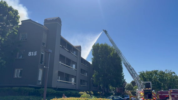 4 firefighters injured responding to massive blaze at Foster City complex
