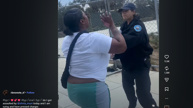 SFPD investigating viral altercation involving SFMTA officer on Treasure Island
