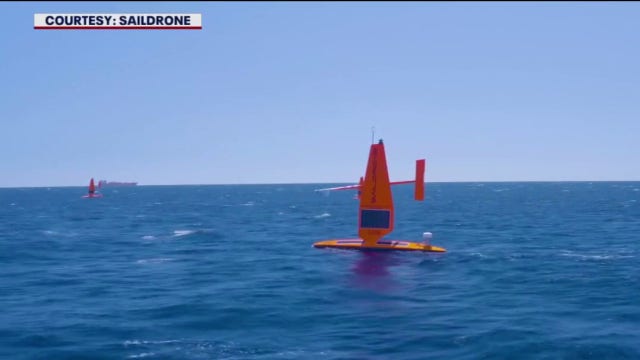 Aquatic drones built in Alameda heading to El Niño region ahead of winter forecasts