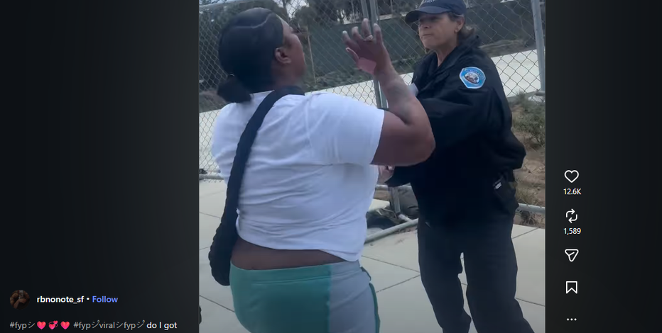 SFPD investigating viral altercation involving SFMTA officer on Treasure Island