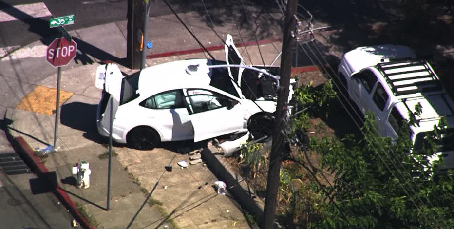 Child driving car strikes woman walking dog in Oakland's Laurel District