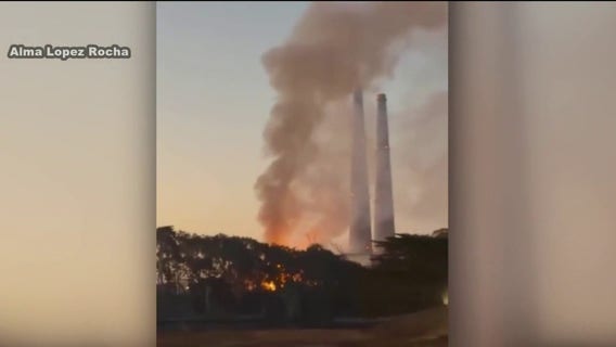 Fire reignites at Moss Landing battery plant where massive blaze burned last year