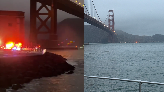 Fishing boat hits rocks near Golden Gate Bridge; 1 dead, 2 injured