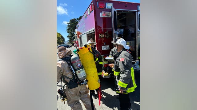 1 person taken to hospital for chemical inhalation at San Francisco golf course