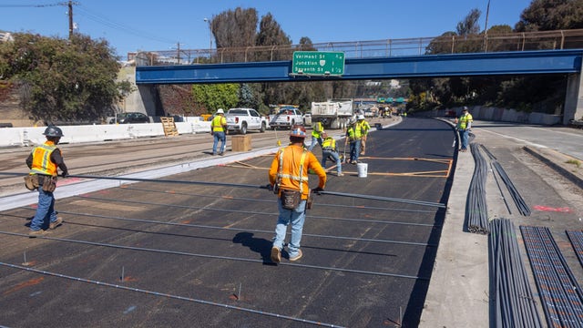 Highway 101 in San Francisco closing for weekend roadwork