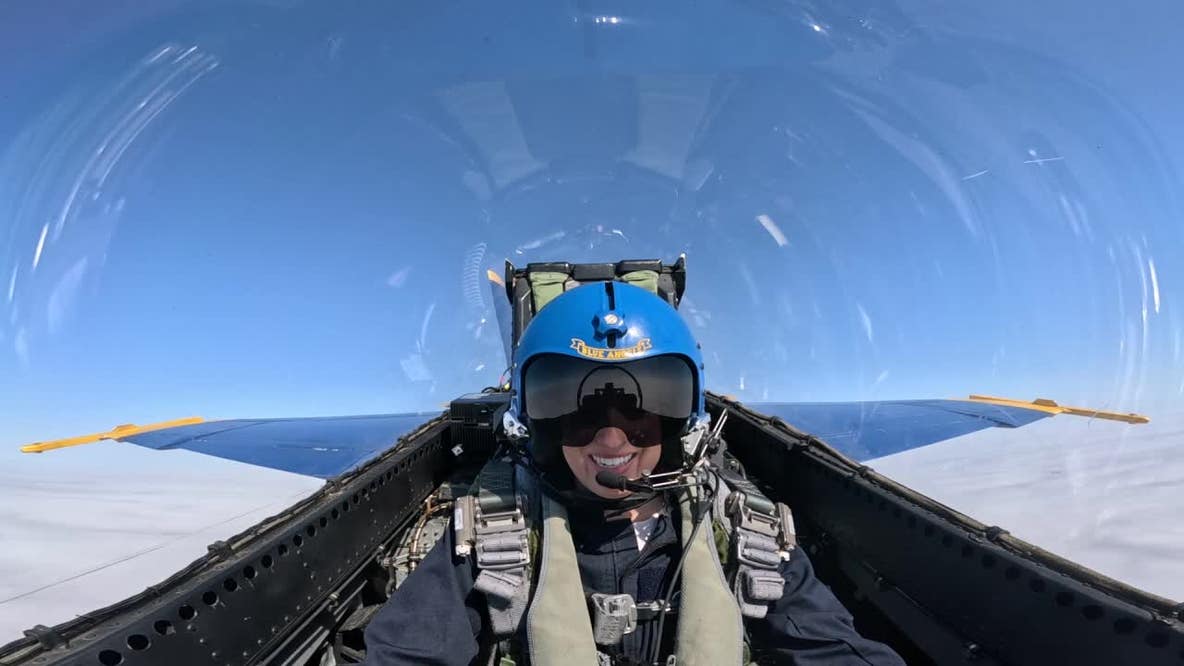 The thrill of flying with the Blue Angels ahead of Fleet Week