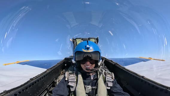 The thrill of flying with the Blue Angels ahead of Fleet Week