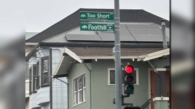 Who stole the Too $hort street sign in Oakland?