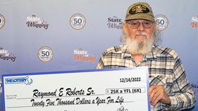 Massachusetts man wins $25K for life lottery prize — six times