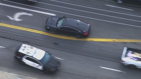 Driver leads police on high-speed chase on 101 Freeway in Hollywood