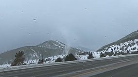 Rare 'snownado' caught on camera in Idaho