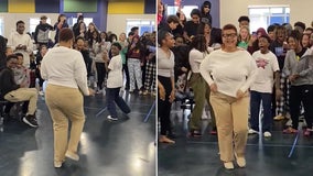 Hillsborough County teacher goes viral in epic dance-off with student