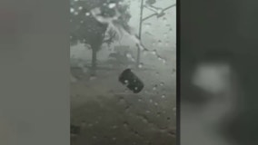 'I am in a tornado': Driver finds himself inside of storm in Grapevine