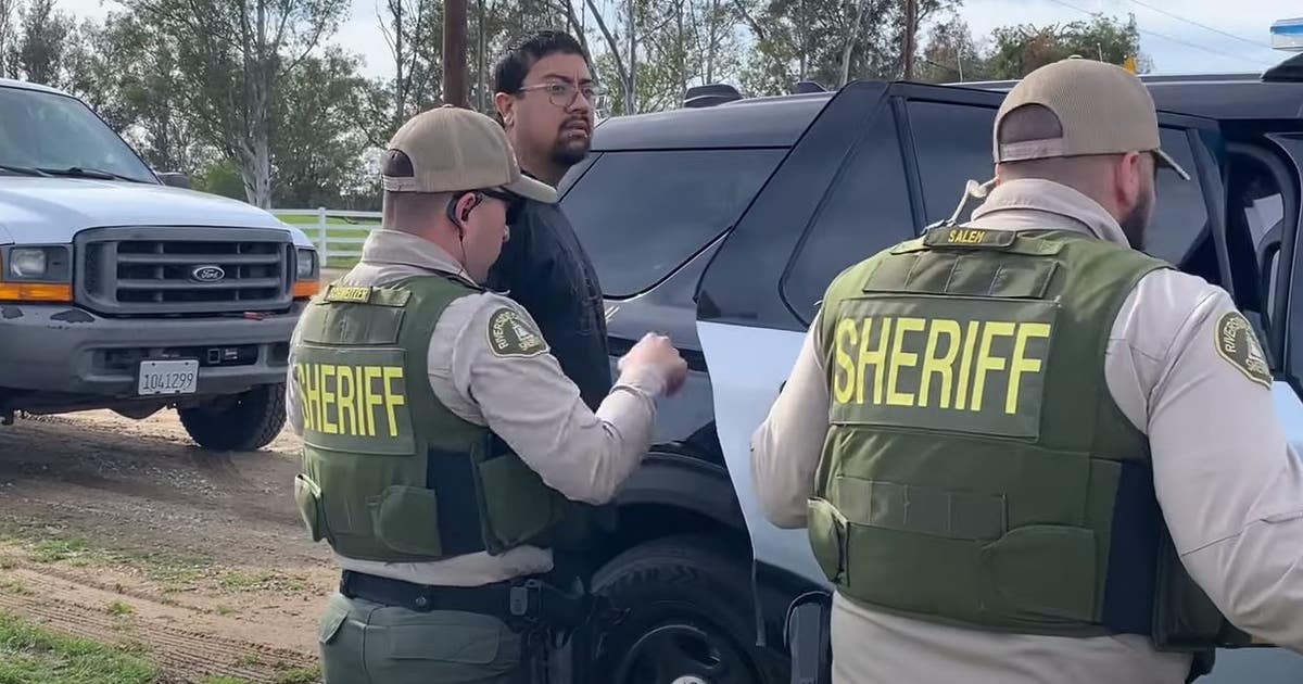 Man arrested after video shows him abandoning dog at Riverside County ...