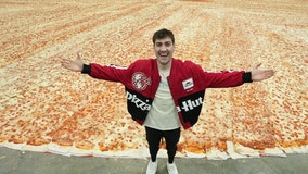 Pizza Hut claims to set record for world's biggest pizza