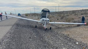 3 hurt after plane makes emergency landing on Nevada highway