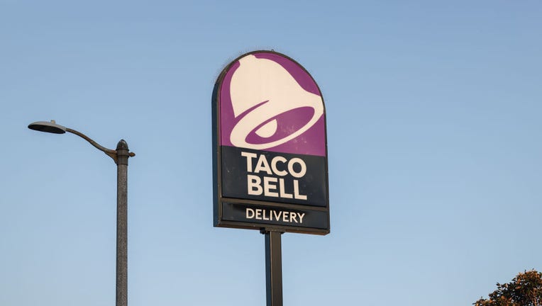 FILE - The exterior of a Taco Bell store on April 19, 2022. (Photo by Jeremy Moeller/Getty Images)
