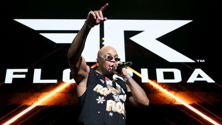 FILE - Flo Rida performs onstage during iHeartRadio 93.3 FLZ’s Jingle Ball 2022 Presented by Capital One at Amalie Arena on Dec. 16, 2022, in Tampa, Florida. (Photo by John Parra/Getty Images for iHeartRadio)