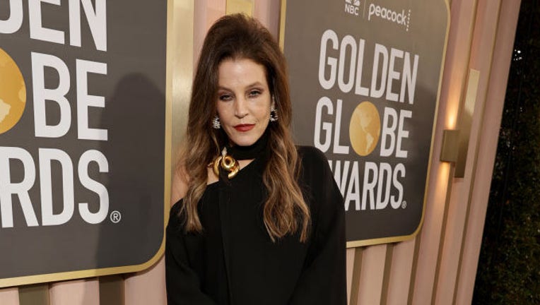 Pictured: Lisa Marie Presley arrives at the 80th Annual Golden Globe Awards held at the Beverly Hilton Hotel on Jan. 10, 2023 in Beverly Hills, California. -- (Photo by Todd Williamson/NBC/NBC via Getty Images)