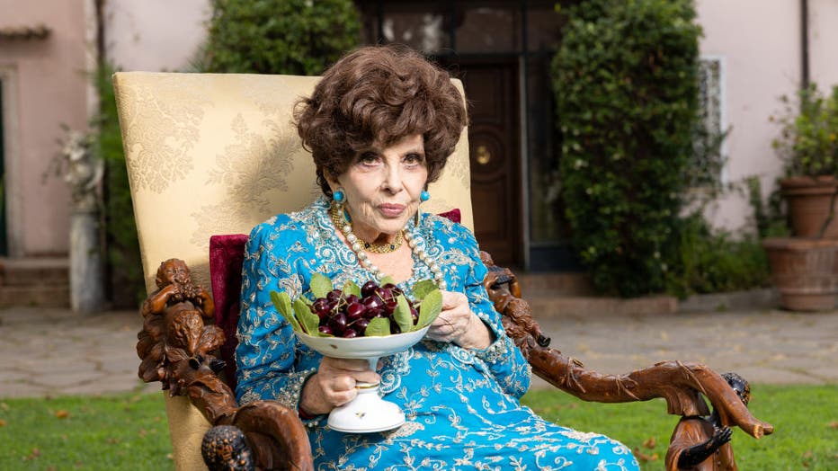 In this image released, Gina Lollobrigida is seen at the 95th birthday party of italian actress Gina Lollobrigida on July 11, 2022, in Rome, Italy. (Photo by Daniele Venturelli/Getty Images)
