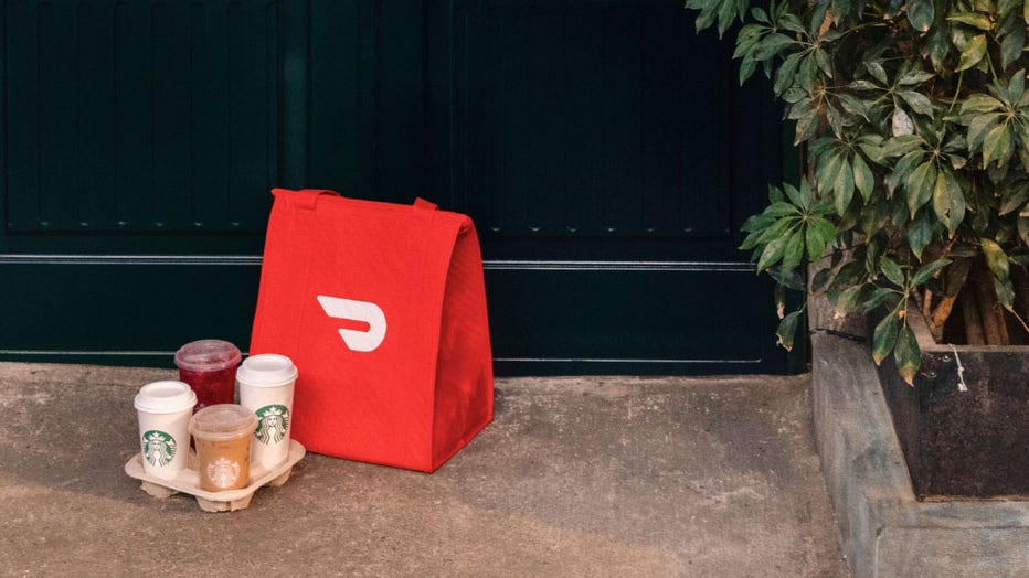 Starbucks and DoorDash said the companies anticipate offering delivery in all 50 U.S. states by March. (Credit: Provided image)