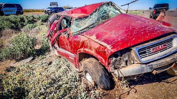 Human smuggling attempt in Arizona ends in rollover crash, sheriff's office says
