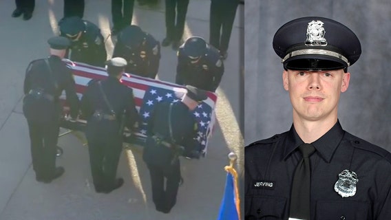 Milwaukee Police Officer Jerving funeral; family, friends say goodbye