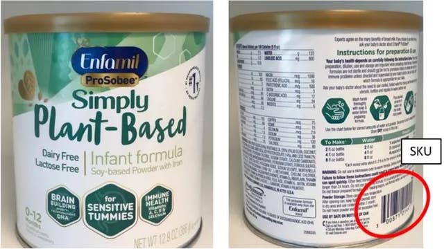 Reckitt recalls 145K cans of baby formula due to possible contamination