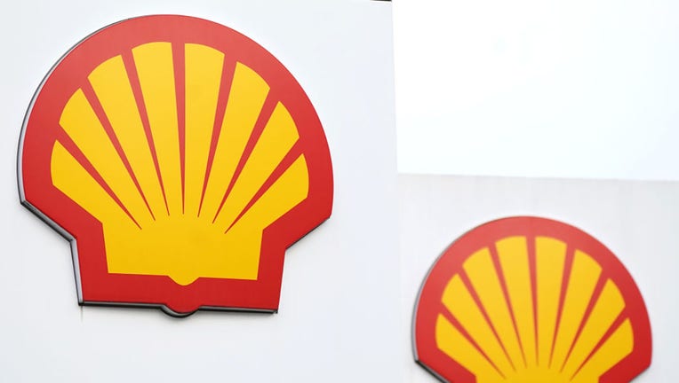 FILE - A general view of Shell logos at a petrol station in London. (Photo by Yui Mok/PA Images via Getty Images)