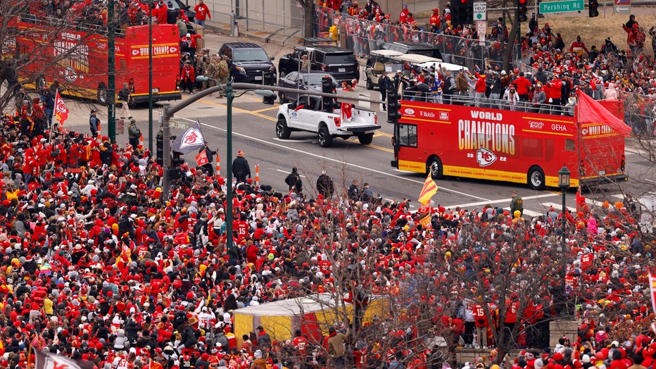 Kansas City Chiefs celebrate Super Bowl title with parade, rally