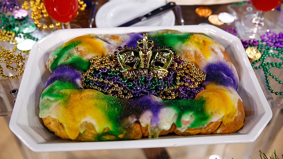 A king cake is pictured in a file image. (Photo by: Peter Kramer/NBC/NBC Newswire/NBCUniversal via Getty Images)