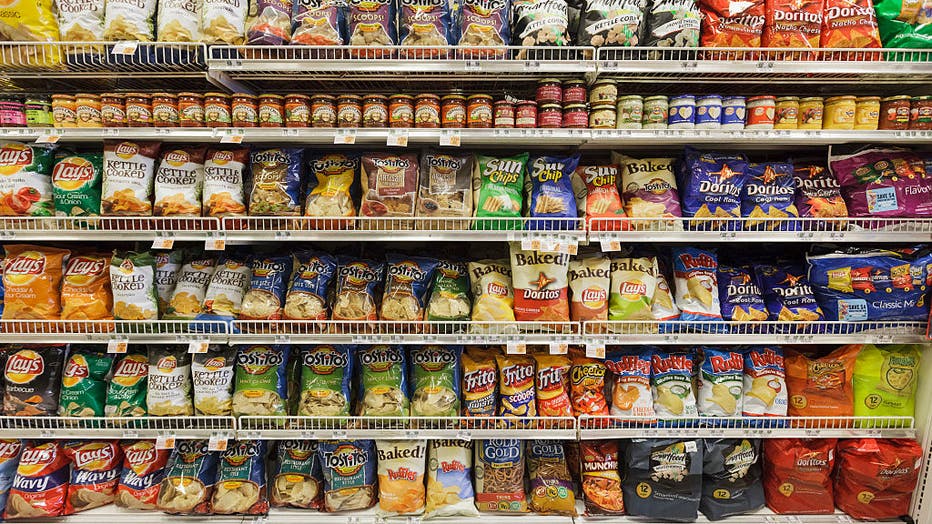 FILE IMAGE - A supermarket shelf at a Kings Food Market in Midland Park, New Jersey. (Photo by James Leynse/Corbis via Getty Images)