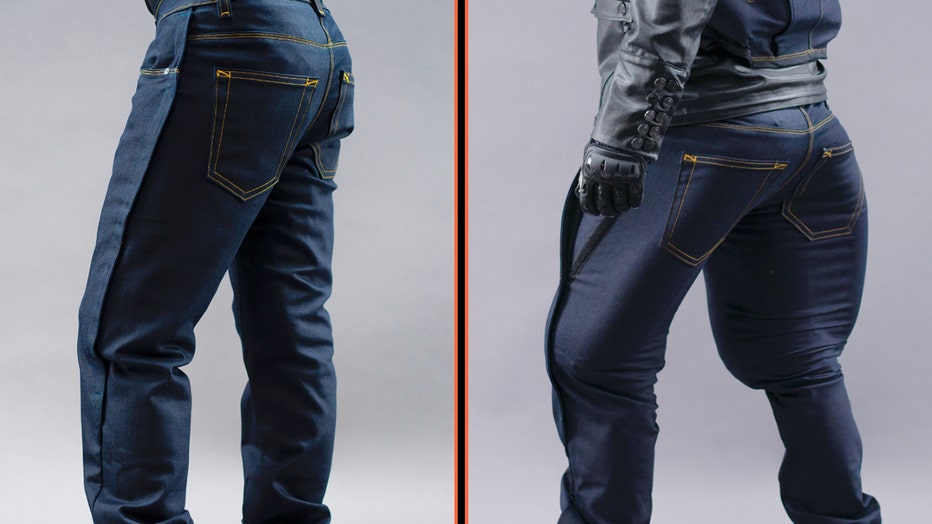 Motorcycle airbag jeans? These pants could reduce risk of lower-body ...