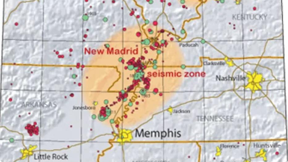 On February 7, 1812, the strongest of a series of large earthquakes struck near the town of New Madrid in southeastern Missouri. (U.S. Geological Survey)