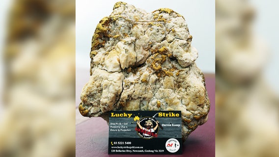 Australian man strikes gold, lands rare nugget worth $160K