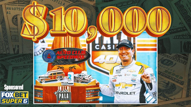 FOX Bet Super 6 player wins Clint Bowyer's $10K in Fontana NASCAR contest