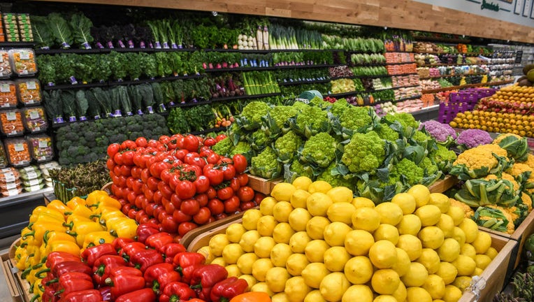 FILE - Produce is stacked neatly inside a Whole Foods Market in Commack, New York on April 2, 2019. (Photo by Steve Pfost/Newsday RM via Getty Images)