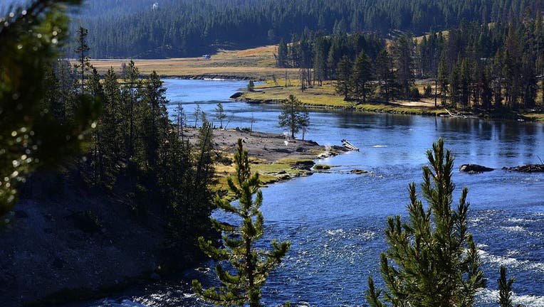 FILE - The Yellowstone River flows through Yellowstone National Park in Wyoming. (Photo by Robert Alexander/Getty Images)