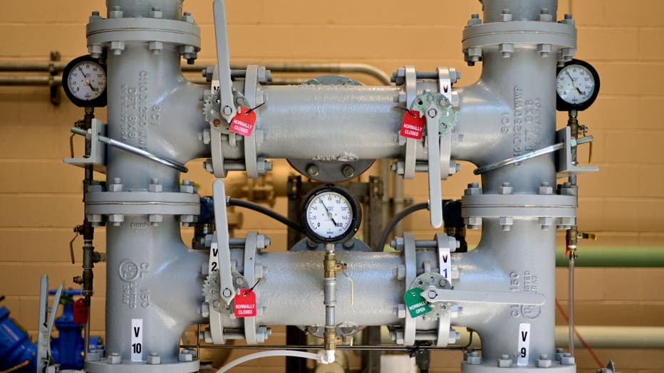 FILE - Part of a filtration system designed to filter out PFAS