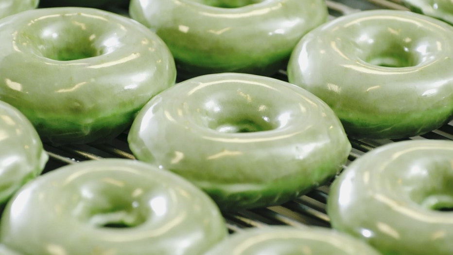 Guests wearing green can get a free O’riginal Glazed Doughnut on March 16-17, 2023. (Photo: Business Wire)